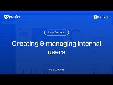User Setting and Management