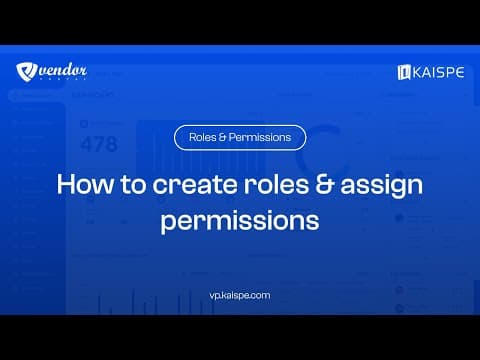 Roles and Permission Setup