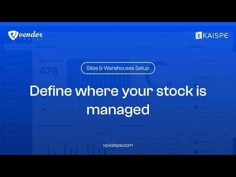 Site and Warehouse Setup